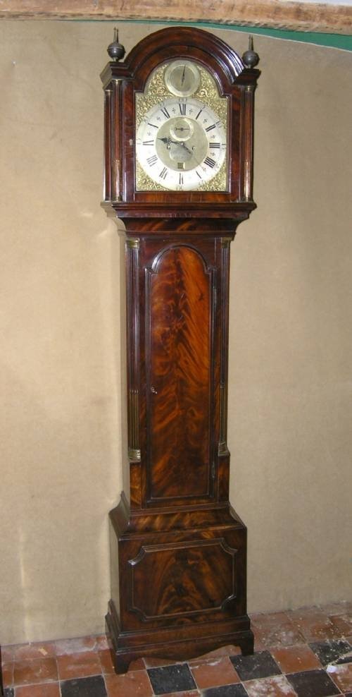 Fine Georgian Mahogany 8 Day London Longcase Clock